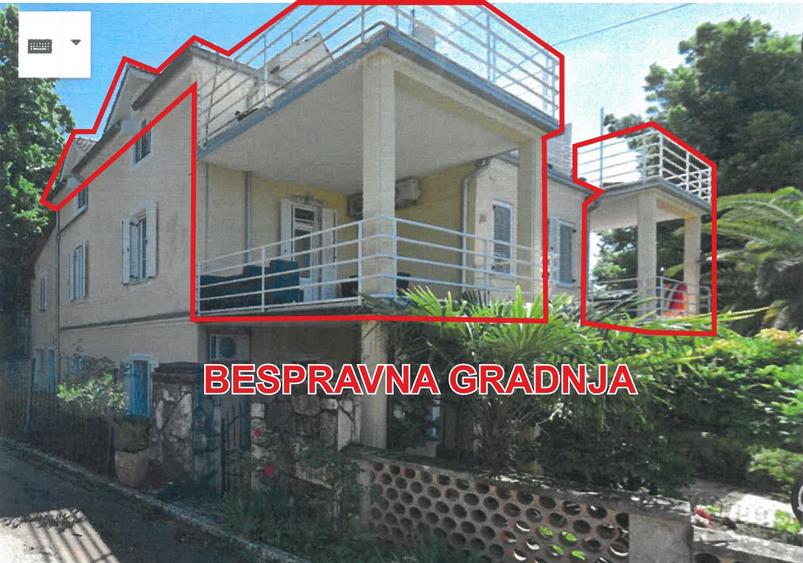 # Villa Anna 2014. godine – bespravno izgrađeno